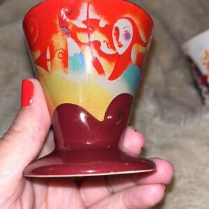 Vintage 1999 Demitasse Espresso cup - Musician’s Dream - signed Linda Fritchel
